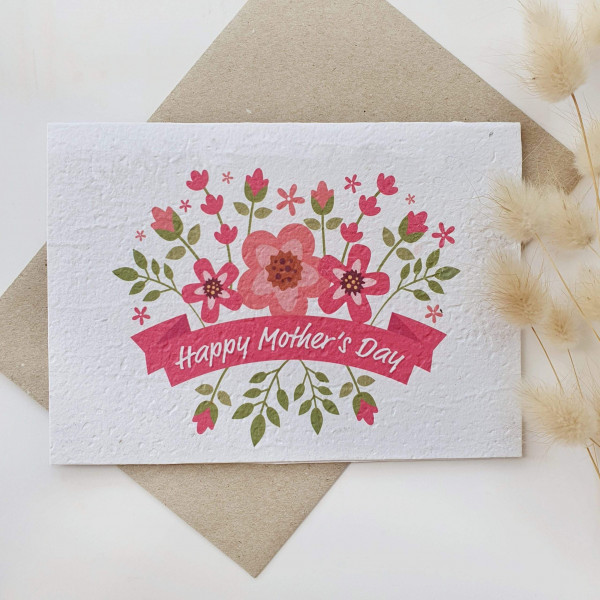 Plantable Mothers Day Card Floral