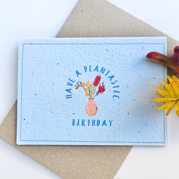 Plantastic Birthday Card